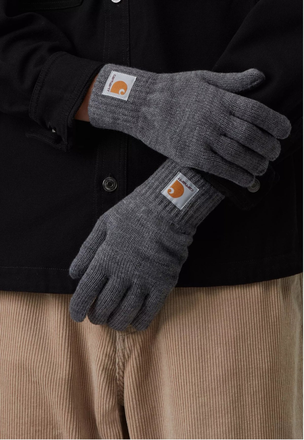 Carhartt Wip Watch Gloves - Dark heather grey