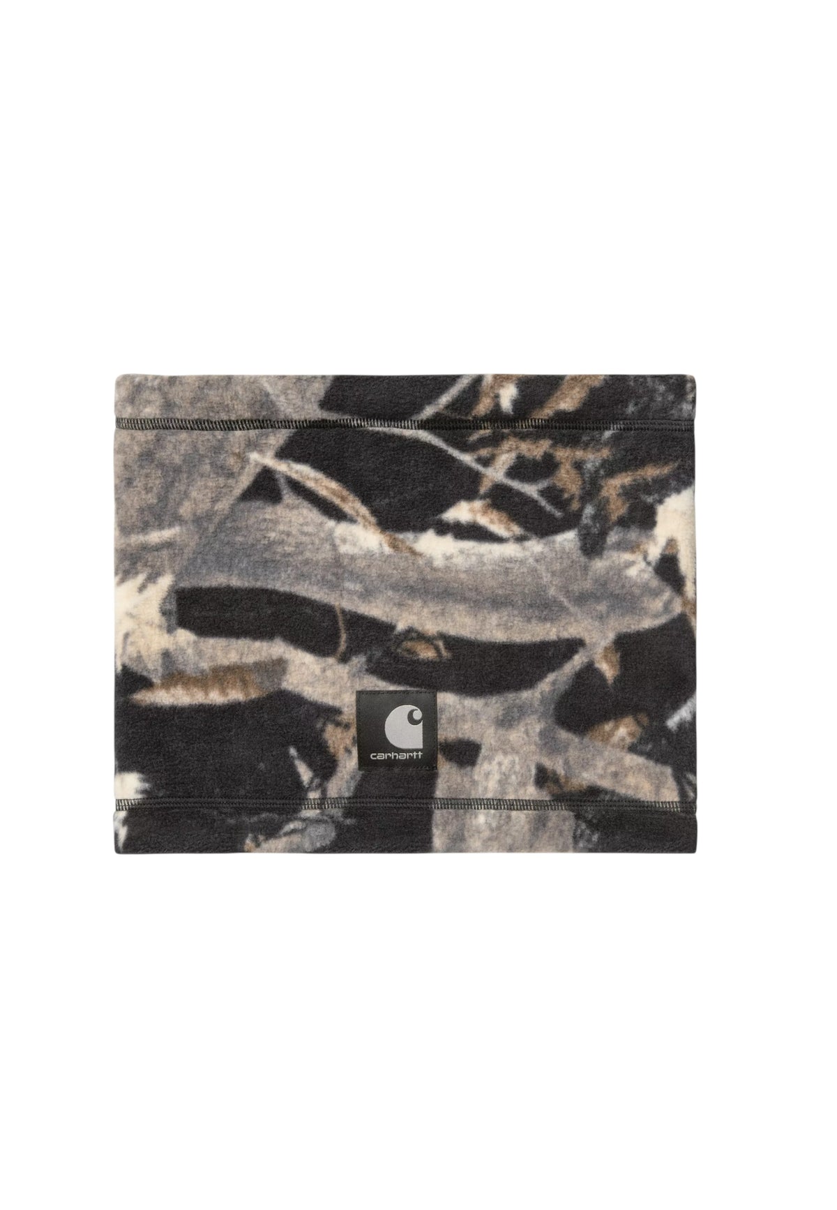 Carhartt Wip Blevin Neckwarmer - Camo Feather Tree, Black