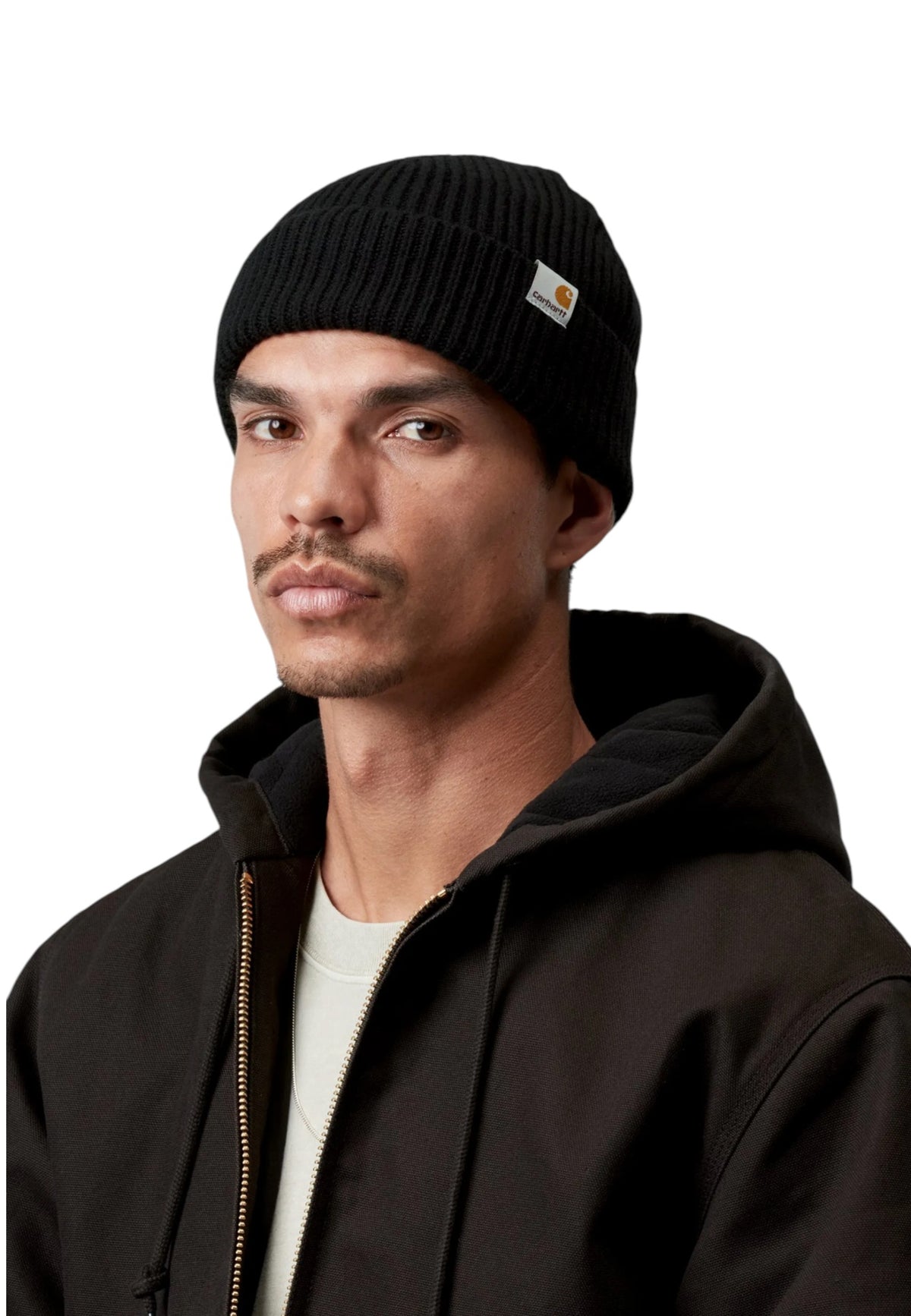 Carhartt Wip Gabe beanie cappellino invernale in cashmere- black
