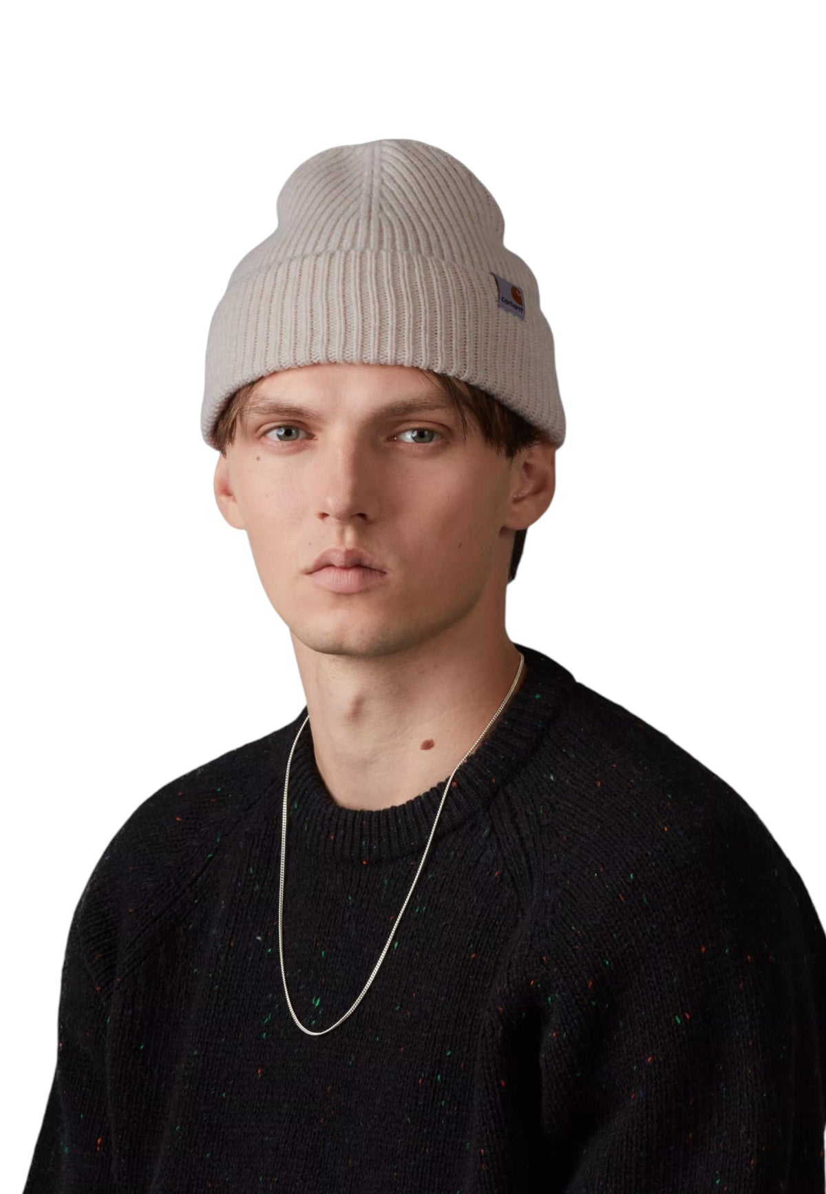 Carhartt Wip Gabe beanie cappellino invernale in cashmere- fleur de sel