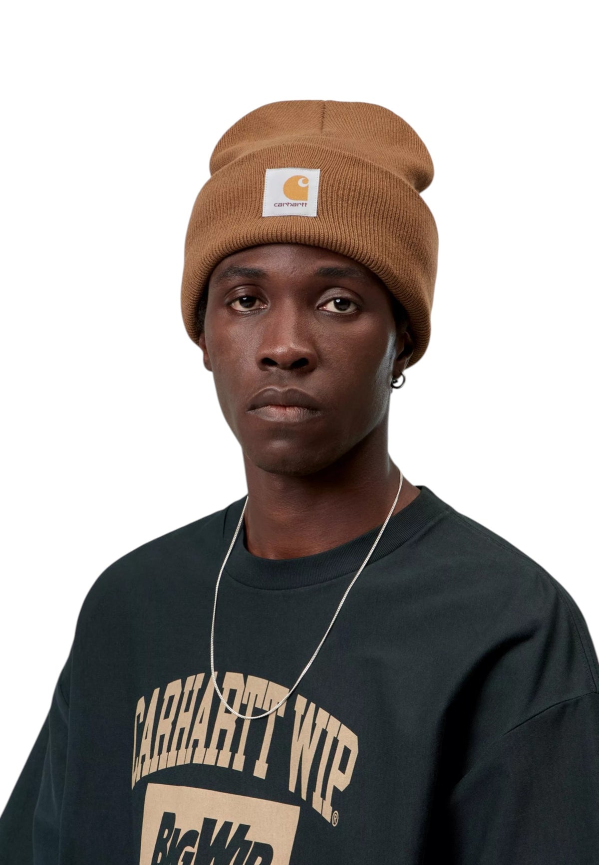 Carhartt Wip Acrylic Watch Hat beanie cappellino invernale - wip h brown