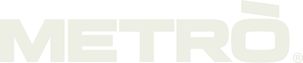 Metrò concept store logo white